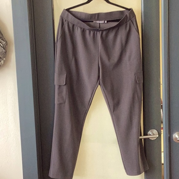 Pull on pants with pockets PL grey - Picture 1 of 3